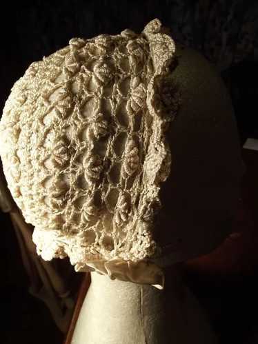Silk Crochet Doll or Baby Cap