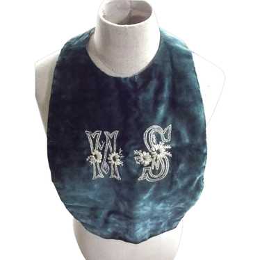 Early Silk Velvet Bib  or Collar - image 1