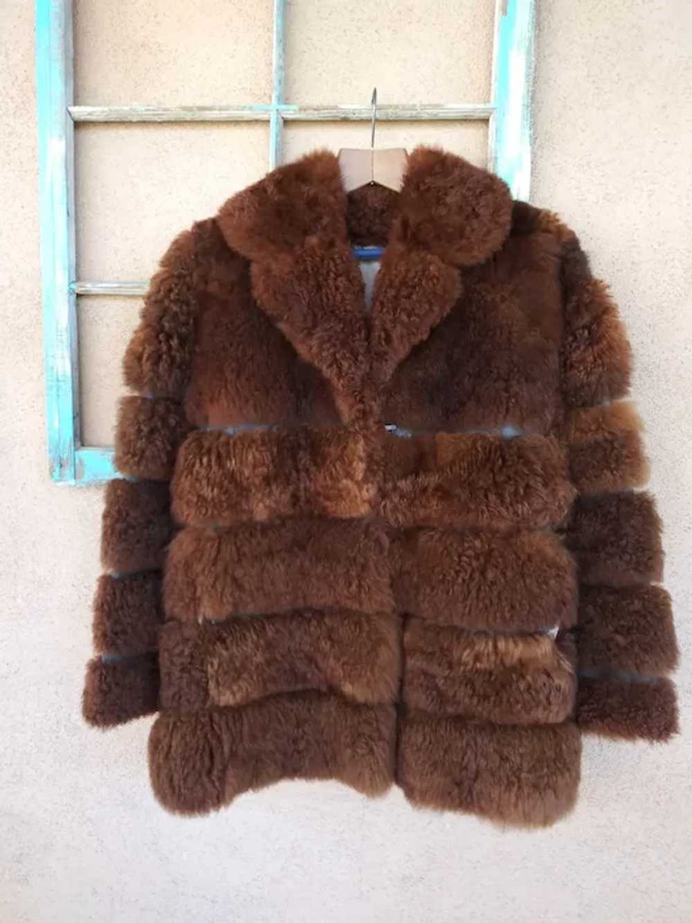 1970s Buffalo Fur Coat Sz S - image 4