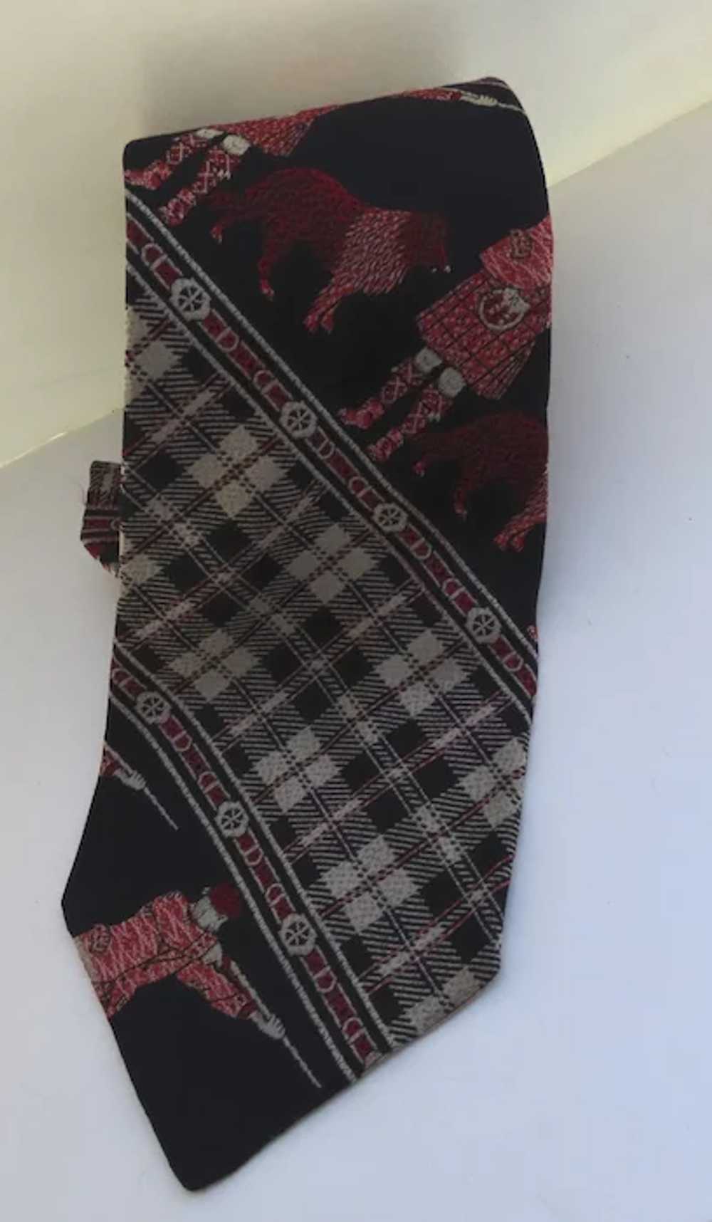 Vintage Gino Pompeii Italian Italy Neck Tie Scott… - image 7