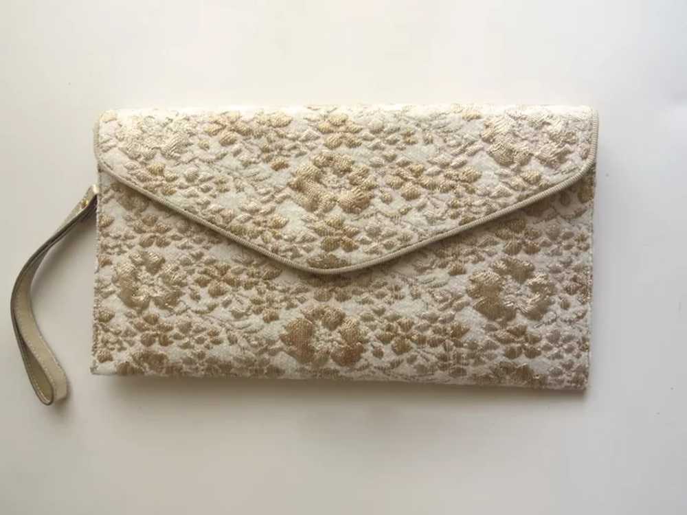 Dee Keller Purse Bag Envelope Wristlet Clutch Tap… - image 12