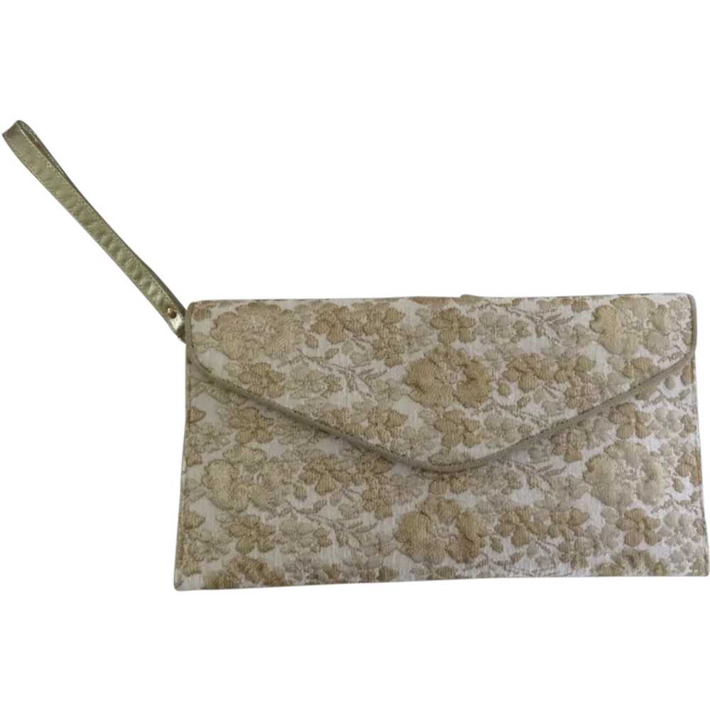Dee Keller Purse Bag Envelope Wristlet Clutch Tap… - image 1