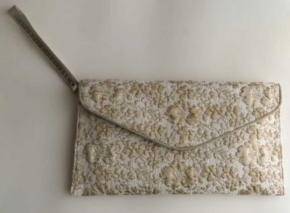 Dee Keller Purse Bag Envelope Wristlet Clutch Tap… - image 4