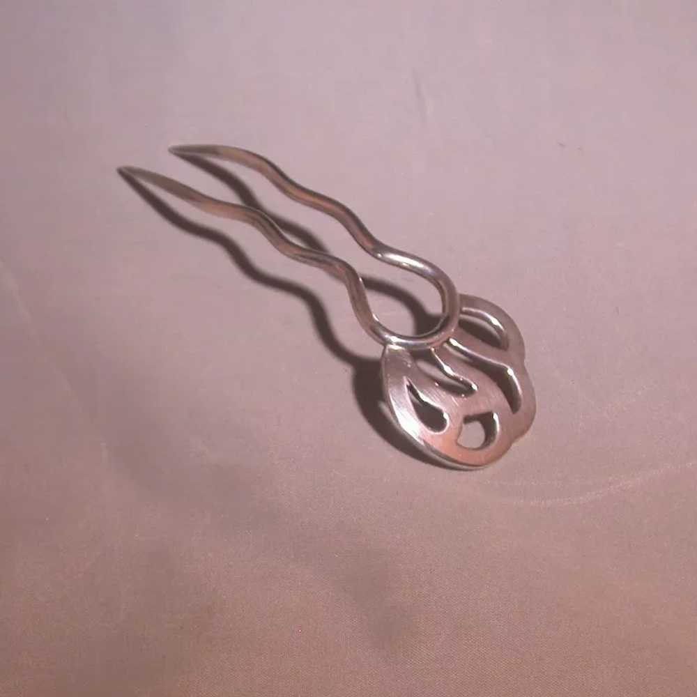 Vintage Pat Areias Sterling Silver Hairpin - image 2