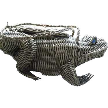 Wicker Frog Purse - image 1