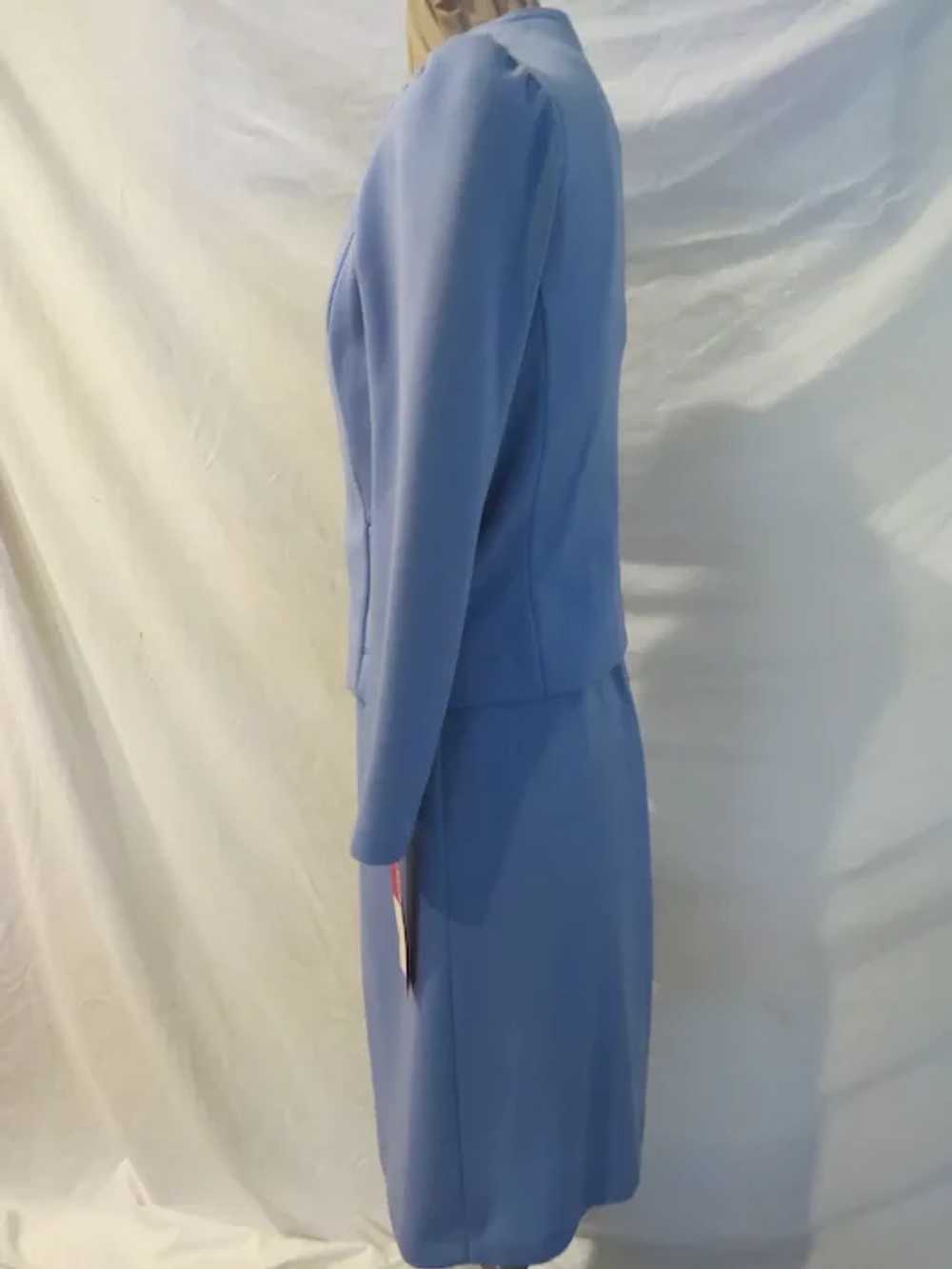 robin Egg Blue Dress with Jacket - image 3