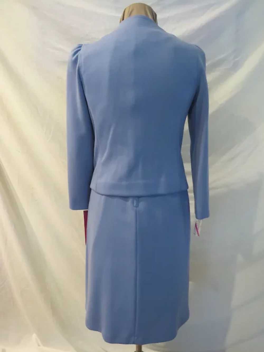 robin Egg Blue Dress with Jacket - image 4