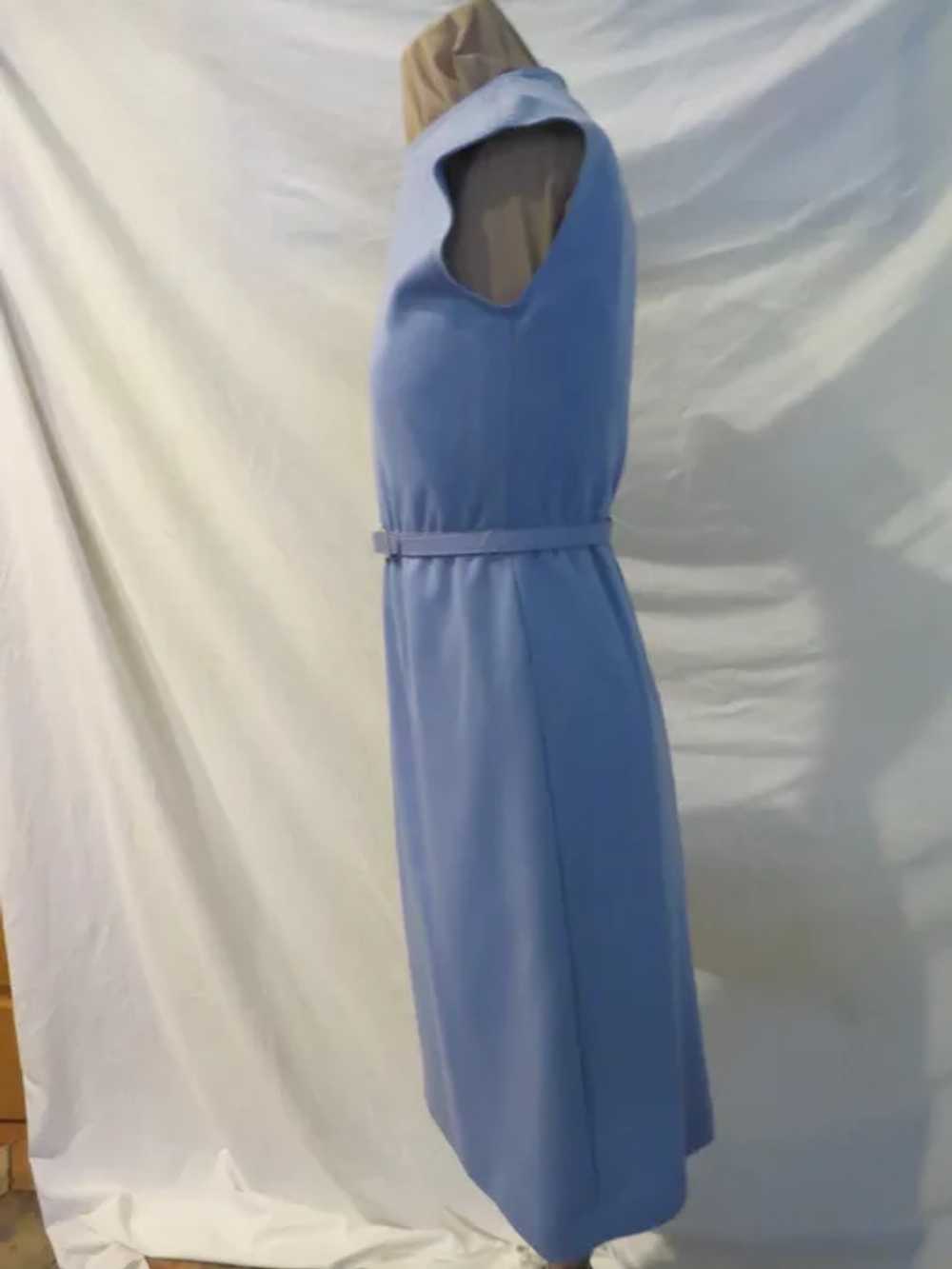 robin Egg Blue Dress with Jacket - image 7