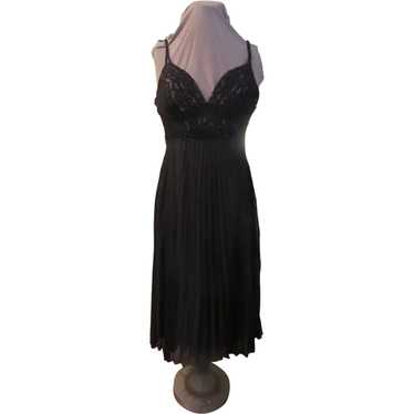 ILLUSION LACE CHEMISE in Onyx Stripe