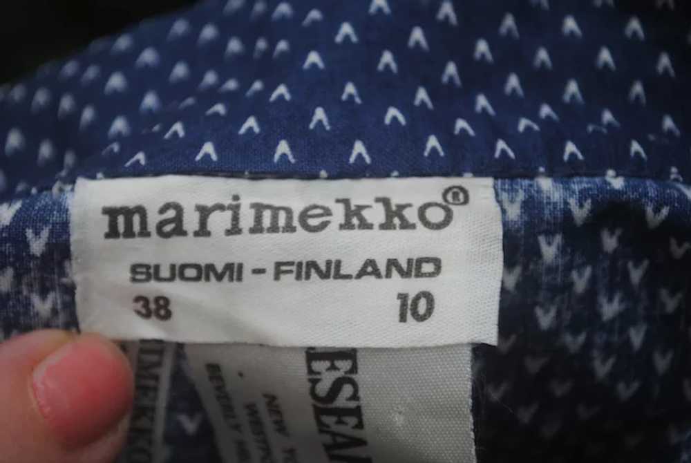Vintage Marimekko Blouse 1976 - image 2