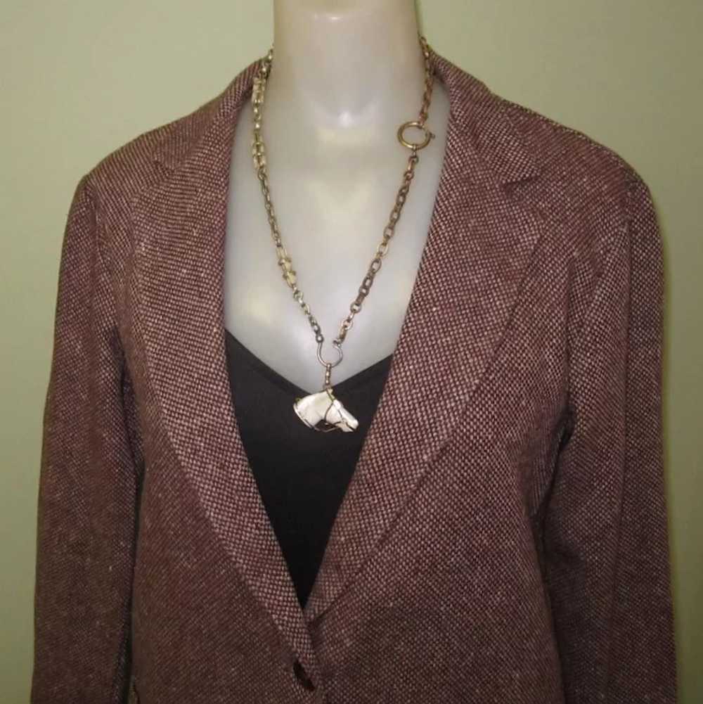 Vintage Wool Jacket, Tweed Classic, 80’s - image 3