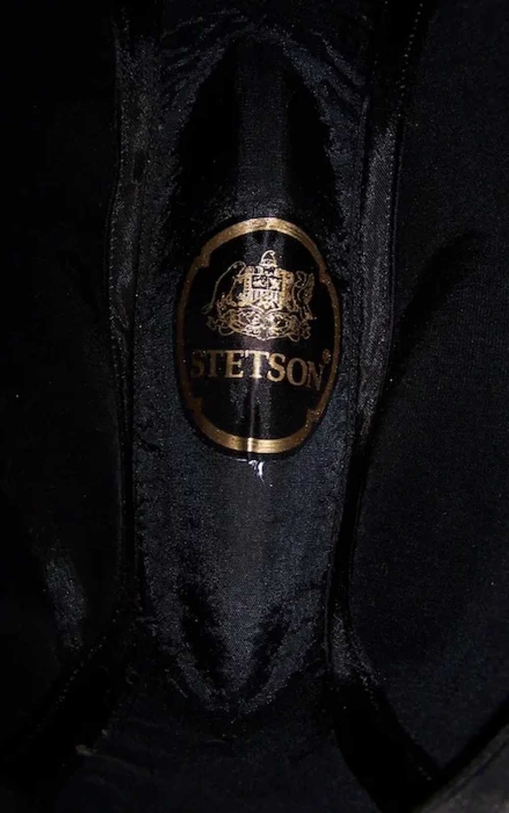 Vintage Stetson Brown Wool Fedora - image 4