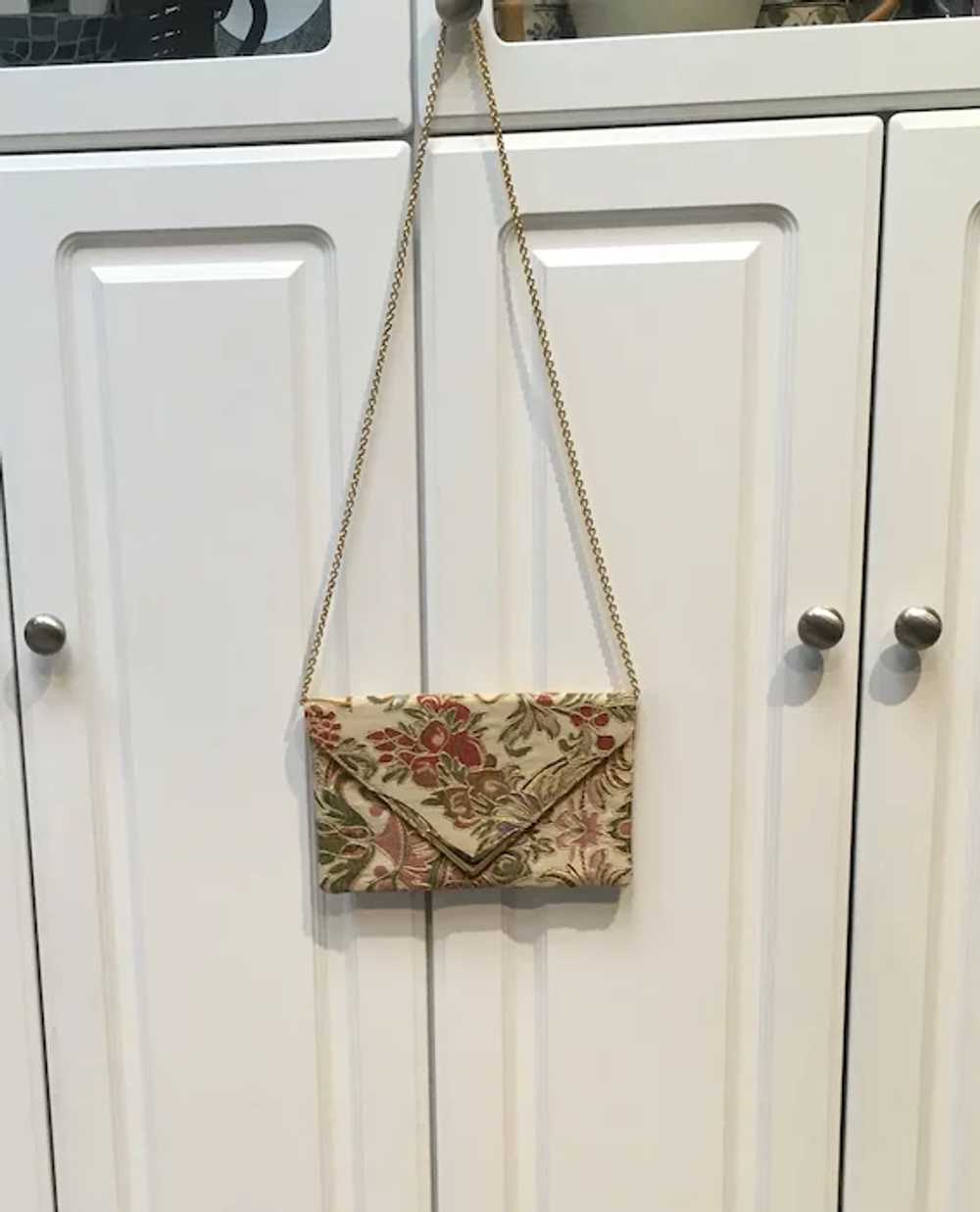 Vintage Rodo Embroidered Brocade Purse - image 9