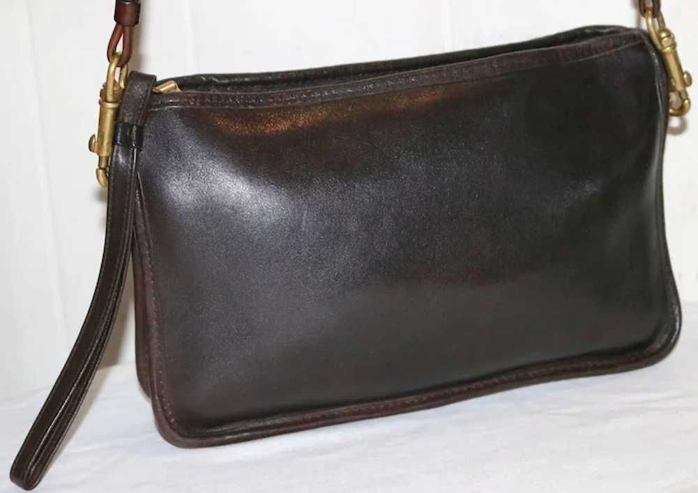 1970's Coach Convertible Clutch NYC Model in Brown - image 2