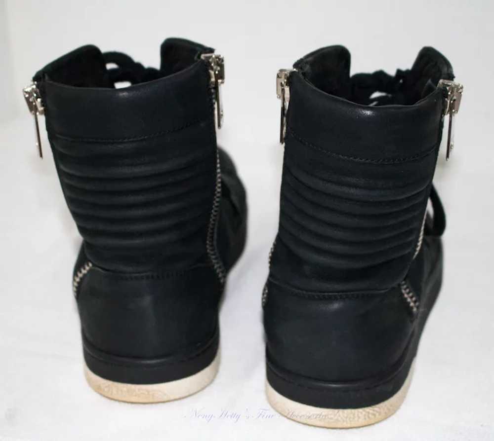 Gucci Leather Men's High-top Sneakers from Italy - image 3