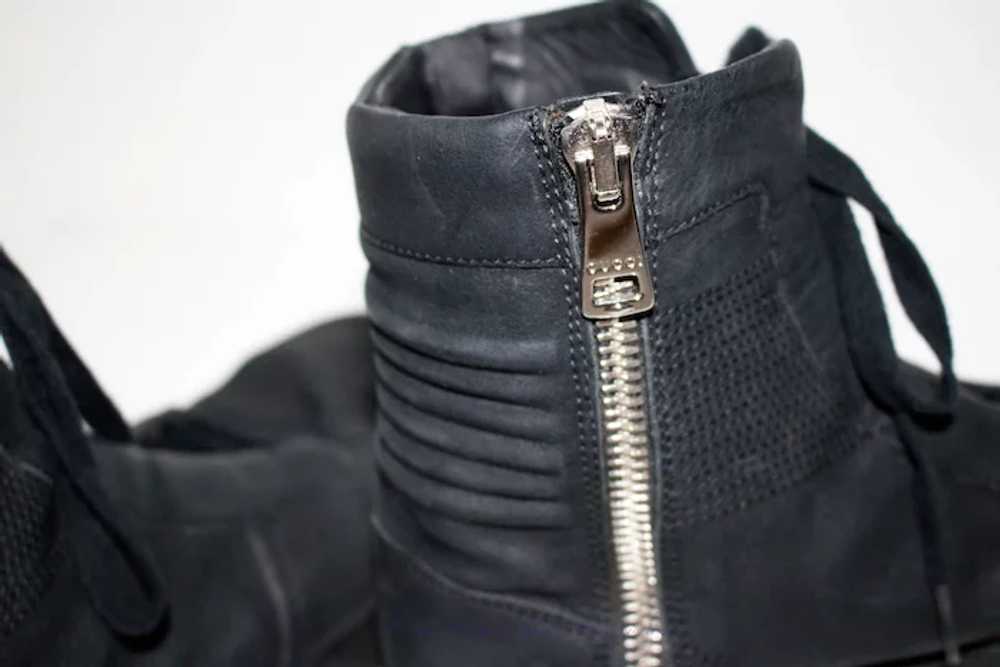 Gucci Leather Men's High-top Sneakers from Italy - image 4