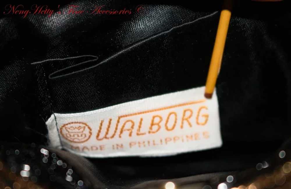 Vintage Walborg Multicoloured Beaded Evening Conv… - image 8