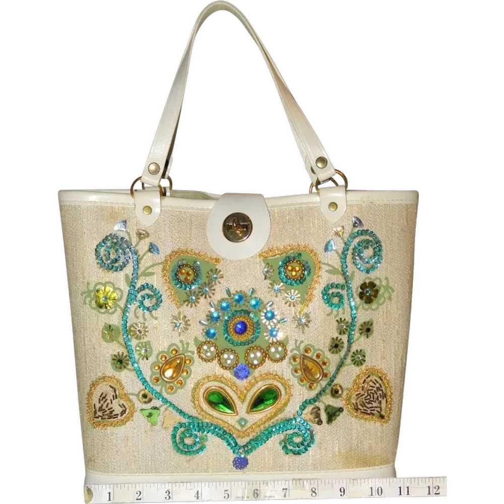 1960's Floral  Tote - image 1