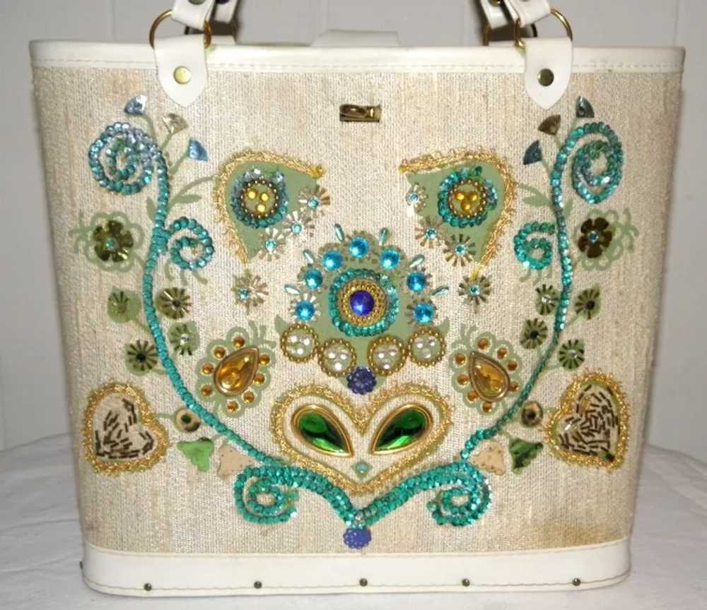 1960's Floral  Tote - image 3