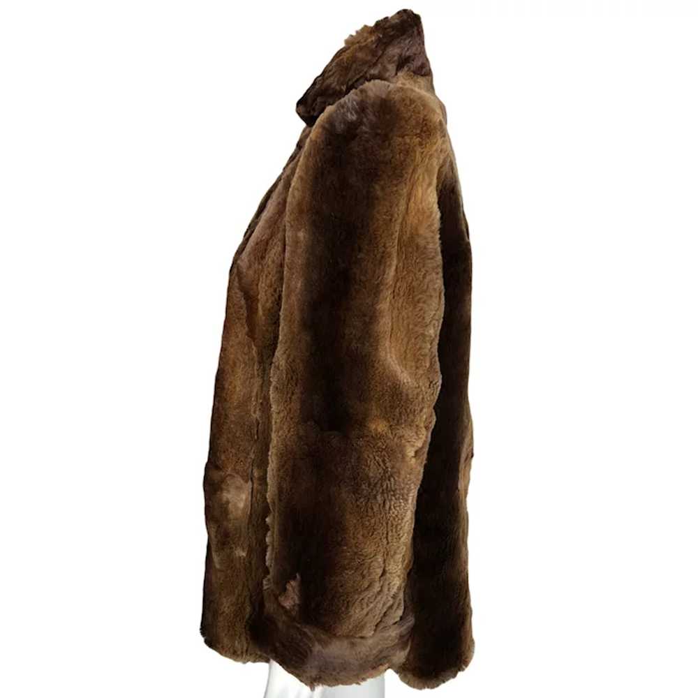 Vintage 1940s Fur Jacket Sheared Beaver Ladies Si… - image 3