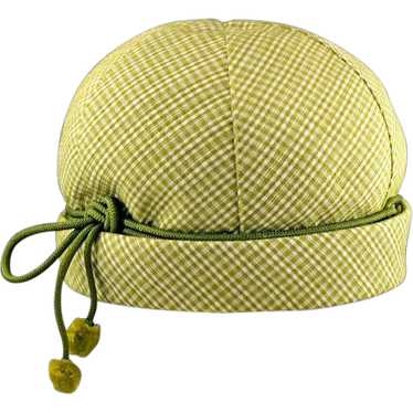 Sweet 1950's Mod Sally Victor Hat in Springy Green