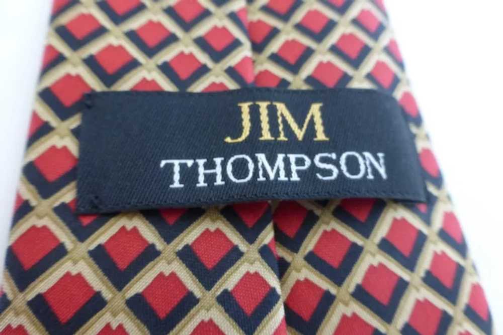 Classic Jim Thompson Silk Necktie - image 6