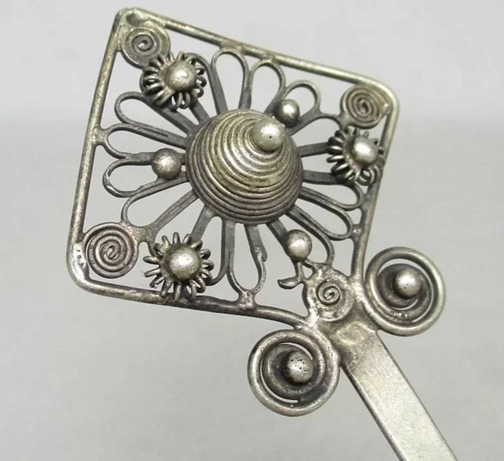 Chinese Vintage Silver Hatpin, Hairpin, Kanzashi … - image 2