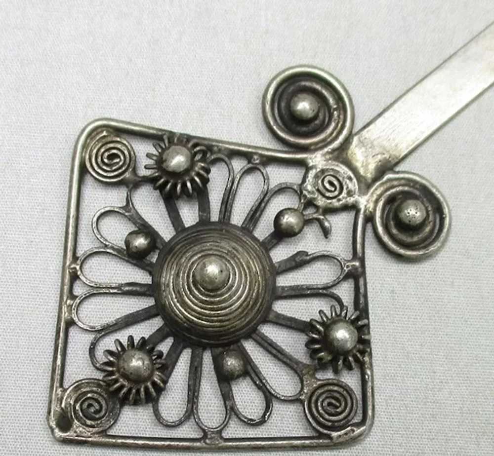 Chinese Vintage Silver Hatpin, Hairpin, Kanzashi … - image 3