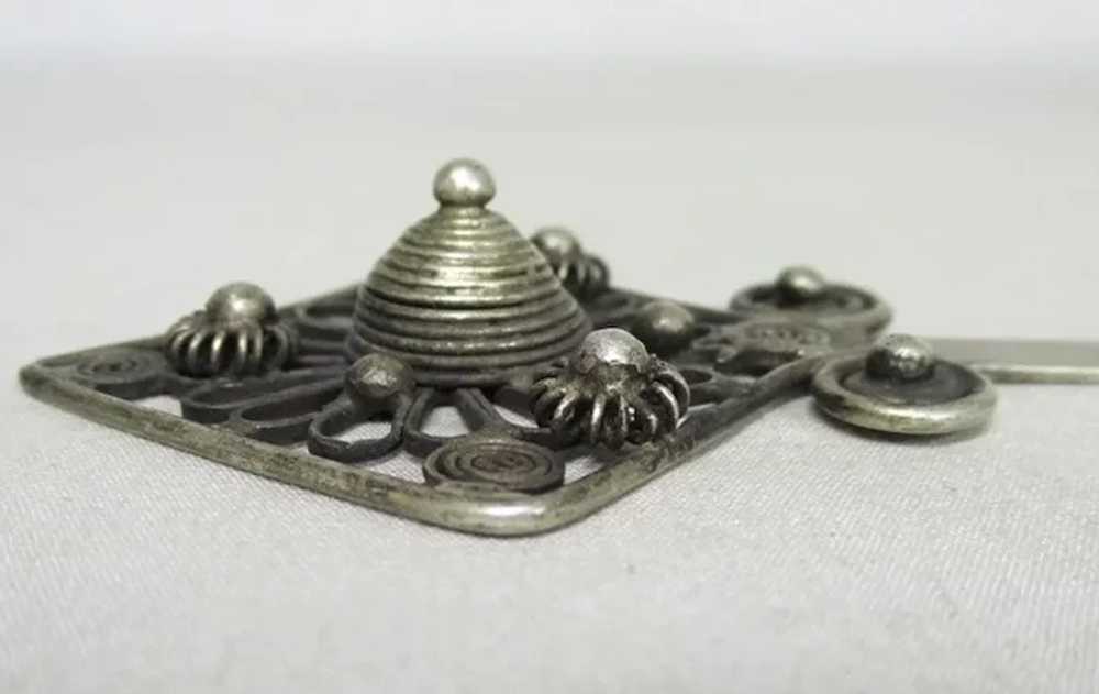 Chinese Vintage Silver Hatpin, Hairpin, Kanzashi … - image 4