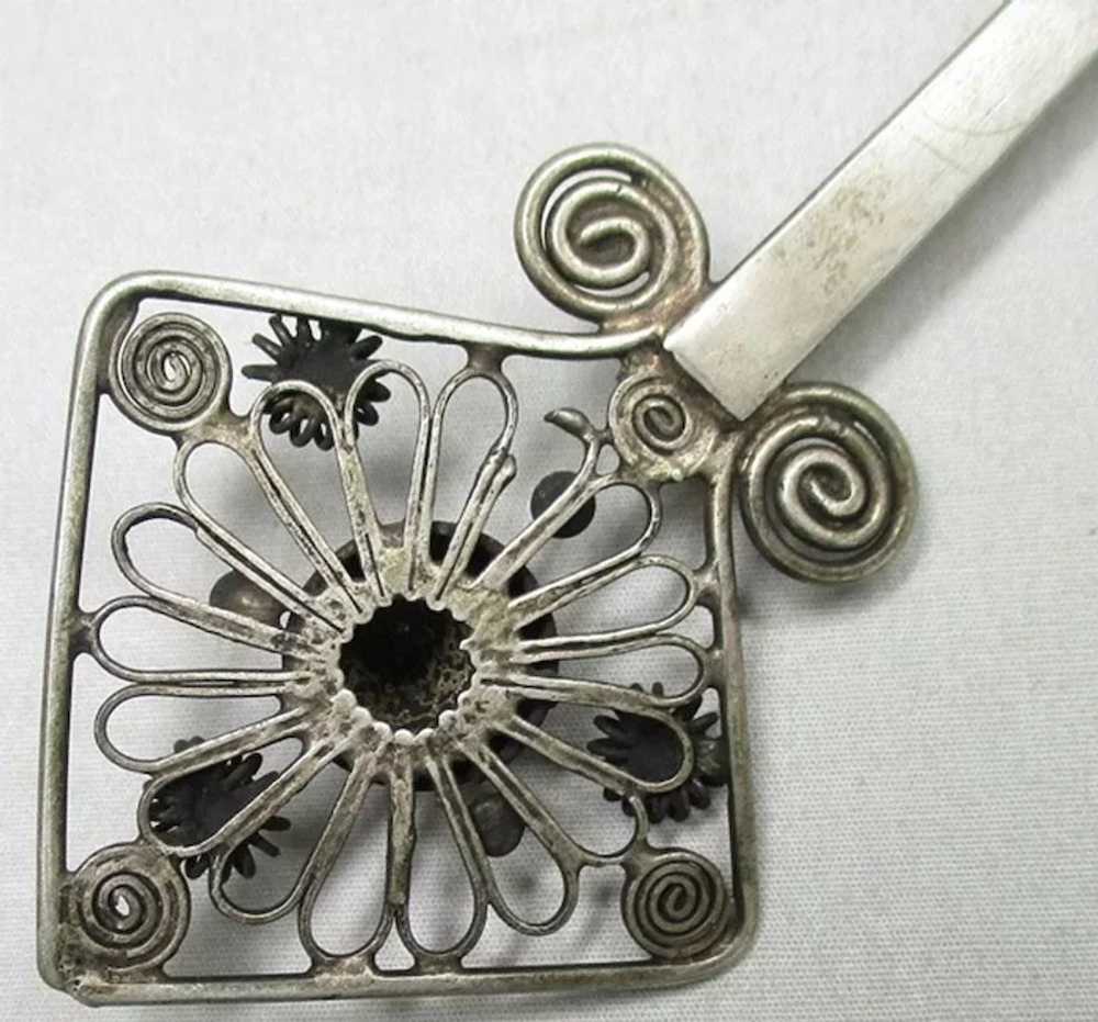 Chinese Vintage Silver Hatpin, Hairpin, Kanzashi … - image 9