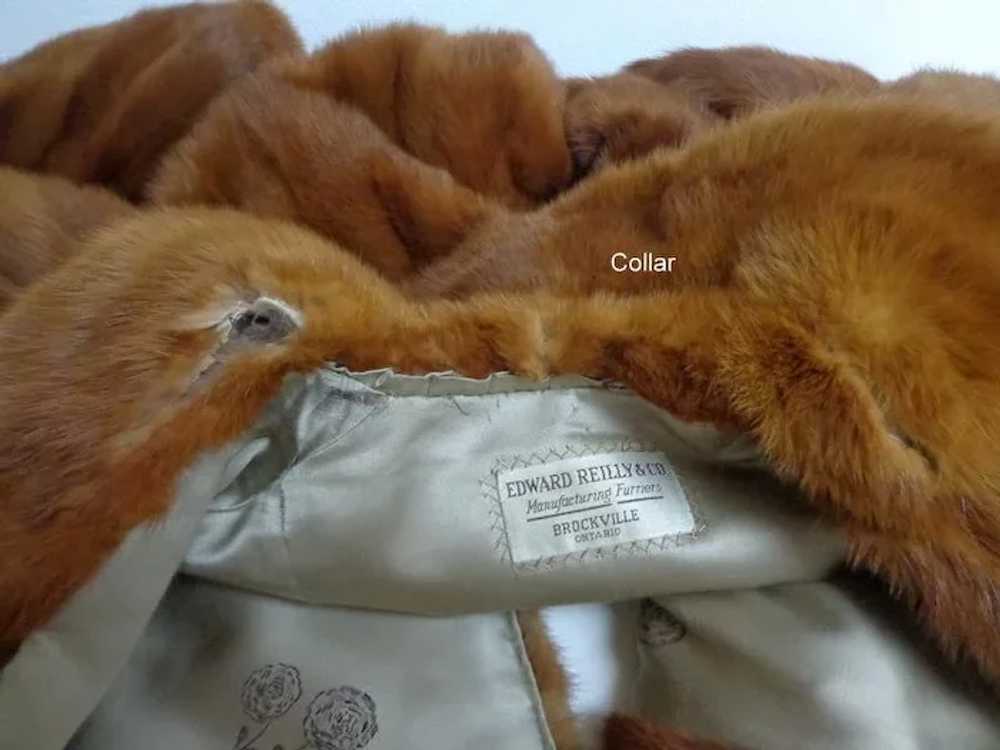 Muskrat Fur Jacket.  Bakelite Buttons.  For Craft… - image 7