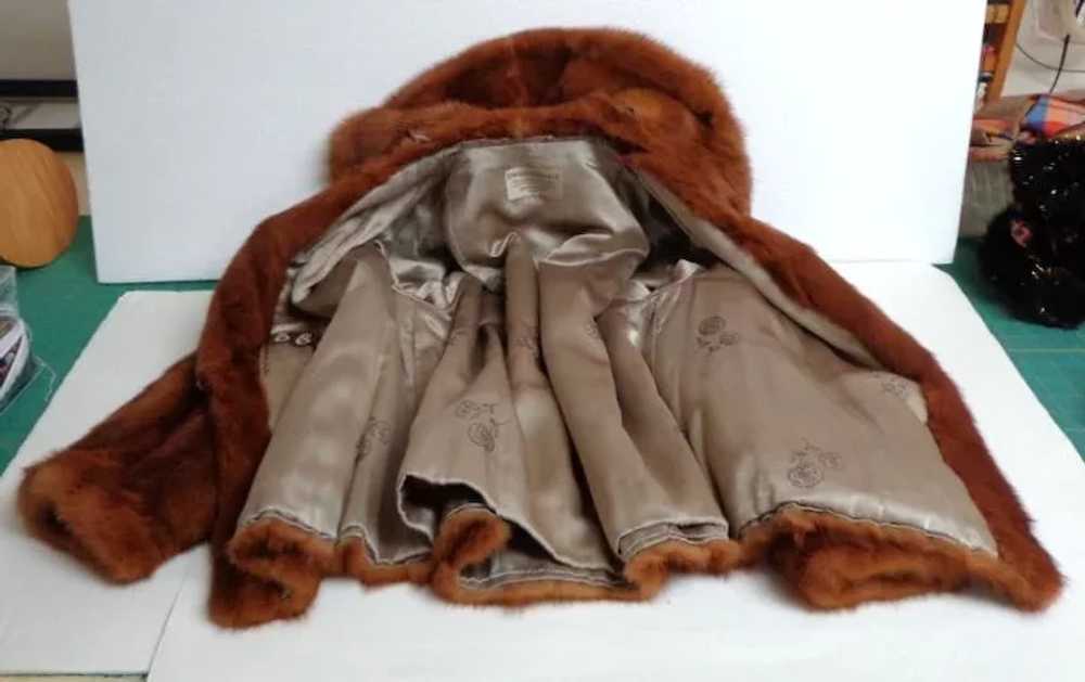 Muskrat Fur Jacket.  Bakelite Buttons.  For Craft… - image 8