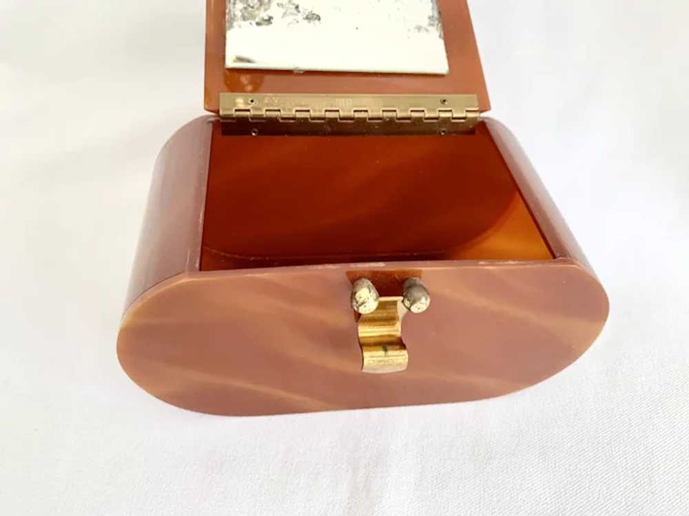 1950s Wilardy Marbled Butterscotch Lucite Purse - image 8