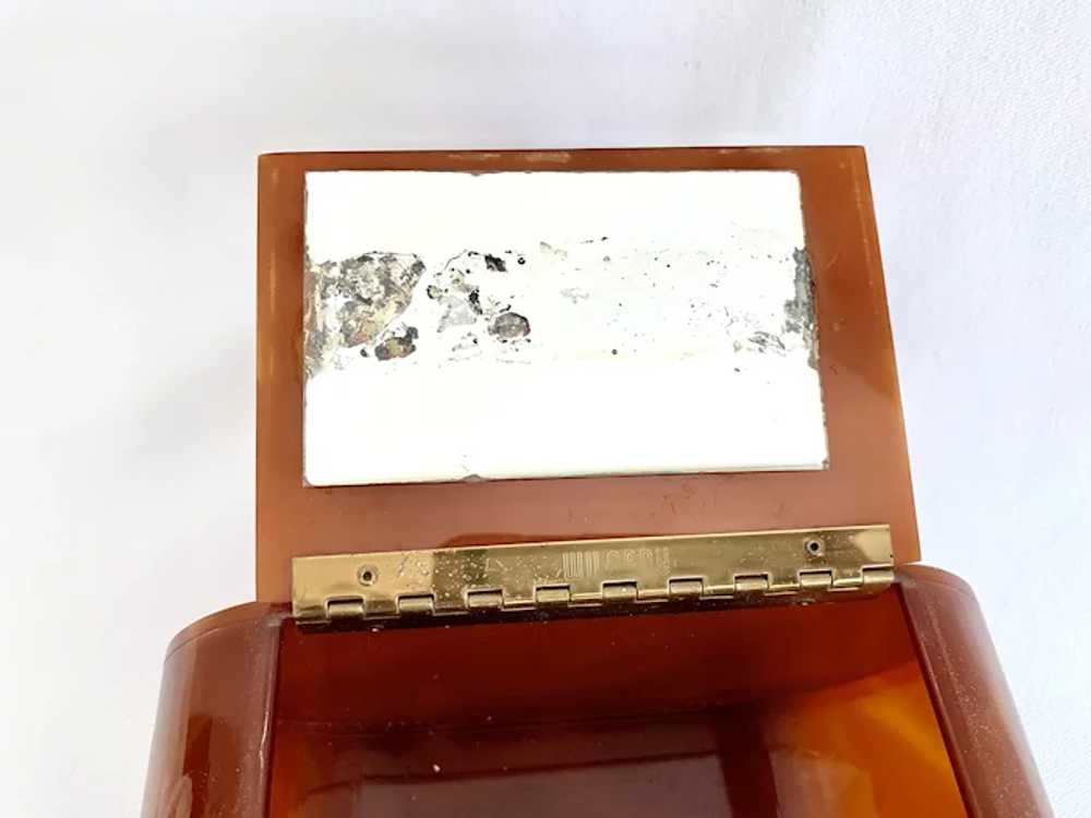 1950s Wilardy Marbled Butterscotch Lucite Purse - image 9