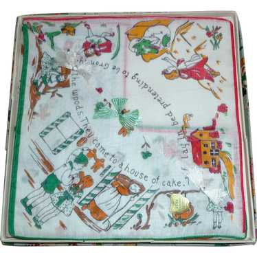 Vintage 1930s Childs Handkerchiefs Hanky MIB Hanse