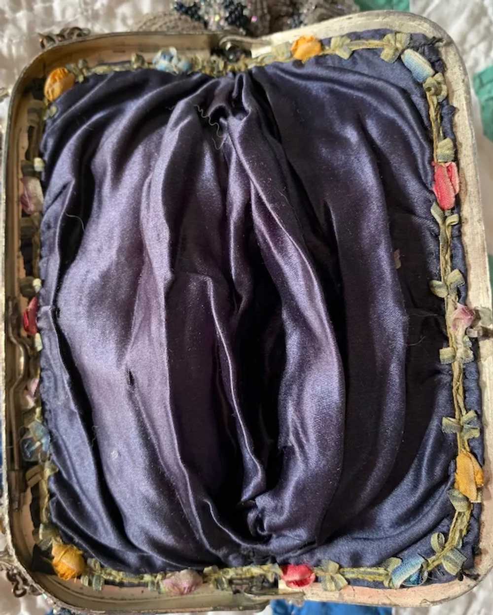 Art Deco Iridescent Beaded Bag - image 2