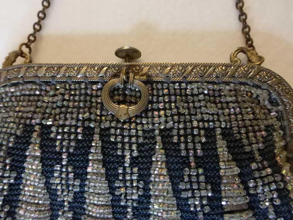 Art Deco Iridescent Beaded Bag - image 5