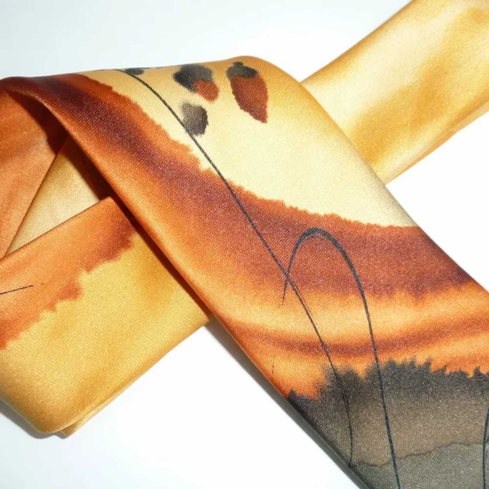 Garcia “Last Chance” Multi Colored Orange Tie - image 3