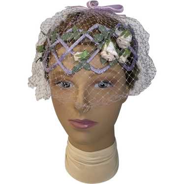 New Vintage Crown-ette Full Figure Camisole Longline Wire Free Bra White  36C 