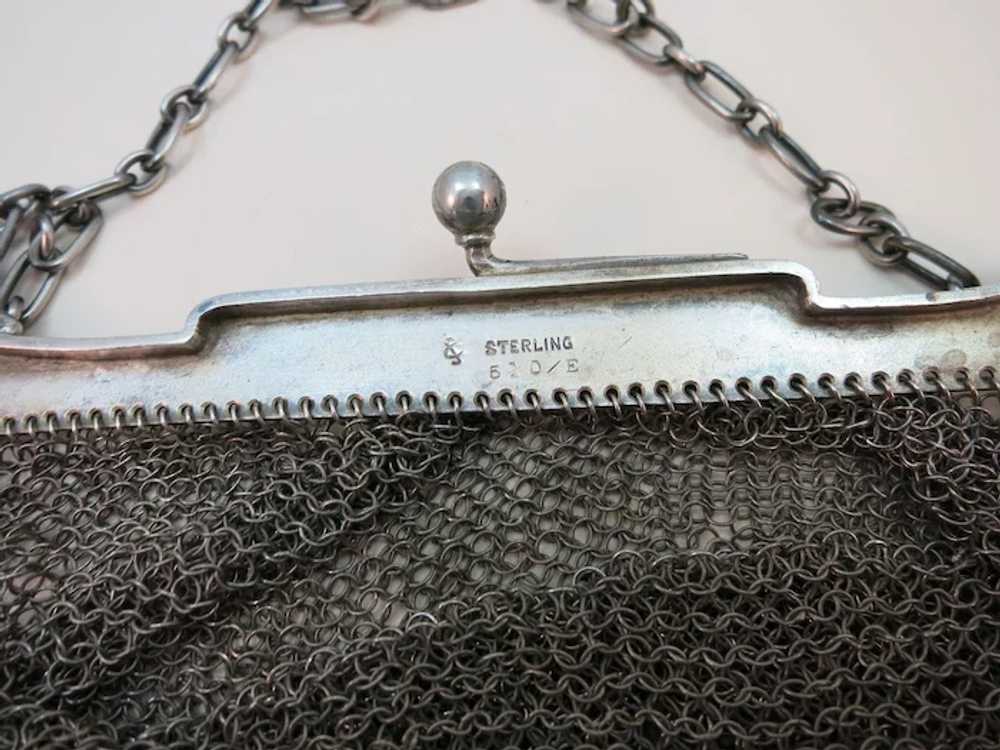 VINTAGE  Sterling S Cottle and Co  Mesh Purse - image 3