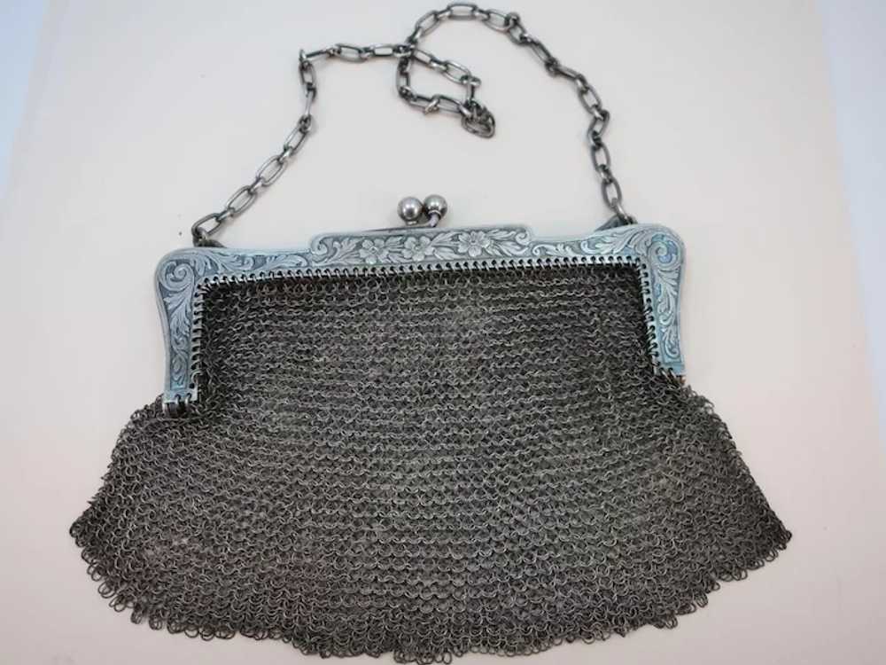 VINTAGE  Sterling S Cottle and Co  Mesh Purse - image 6