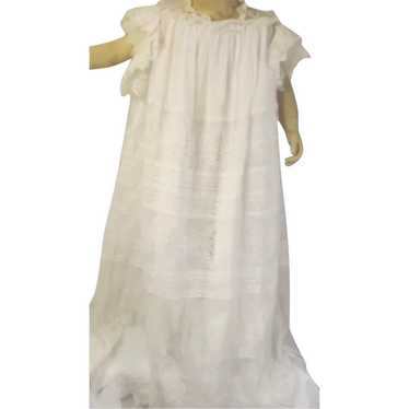 Breathtakingly Beautiful Child's Antique Lace Gown - image 1