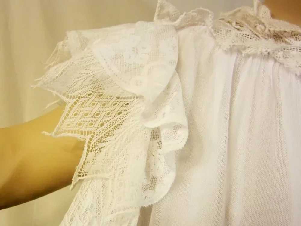 Breathtakingly Beautiful Child's Antique Lace Gown - image 6