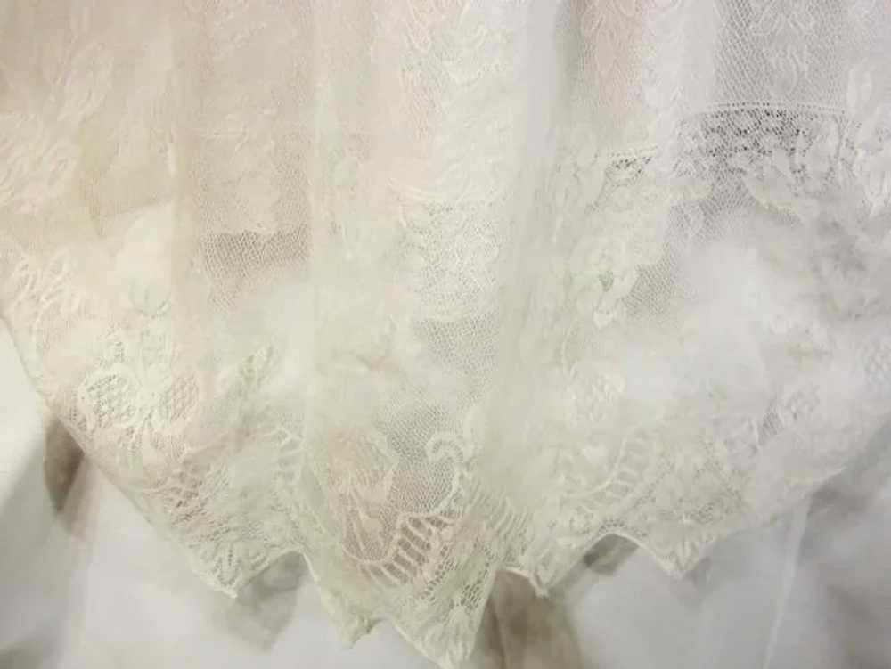 Breathtakingly Beautiful Child's Antique Lace Gown - image 9