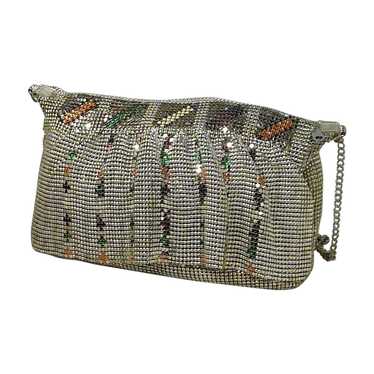 Silver Mesh with Multi Mesh Accents Purse