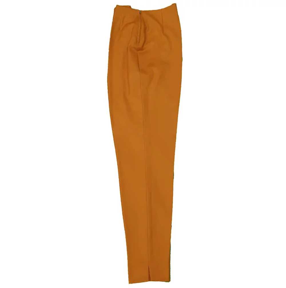 Woman's Flannel Mustard Coloured Trousers - Desig… - image 2