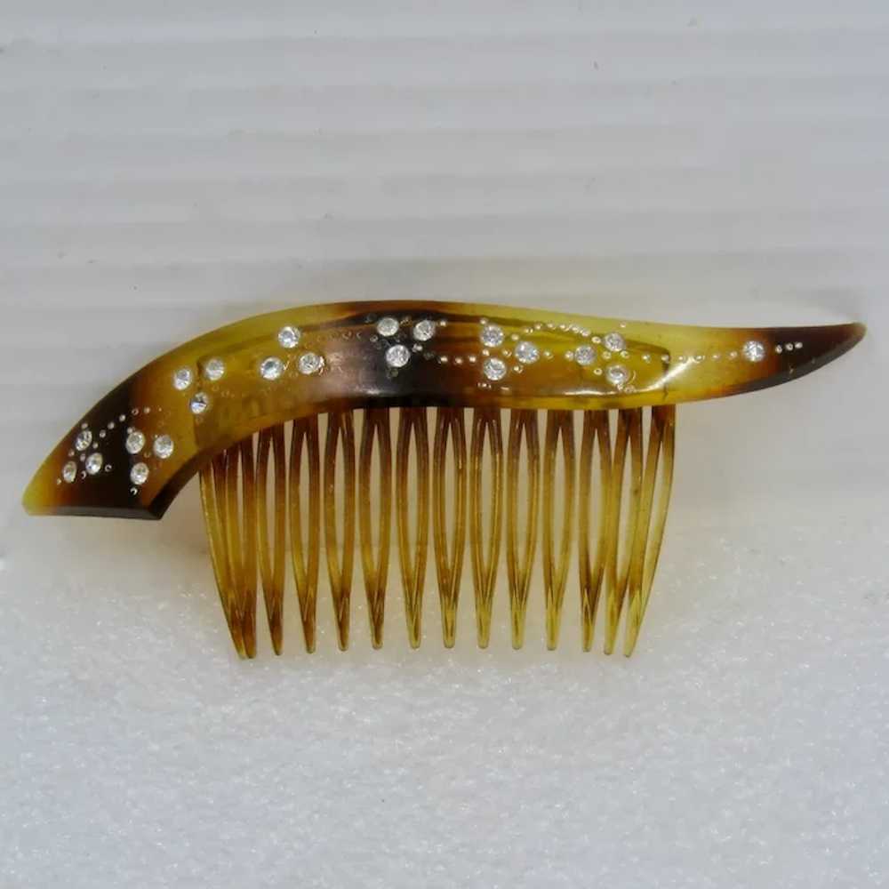 Collection 6 Vintage Celluloid Hair Combs 1920-30s - image 12