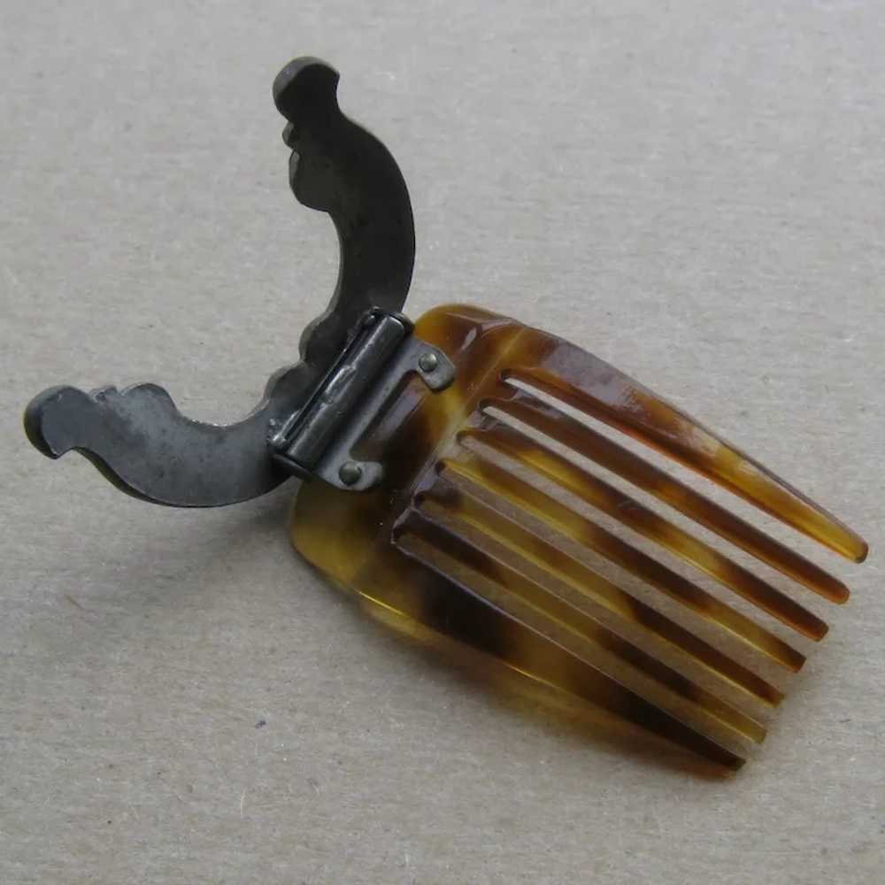 Collection 6 Vintage Celluloid Hair Combs 1920-30s - image 6