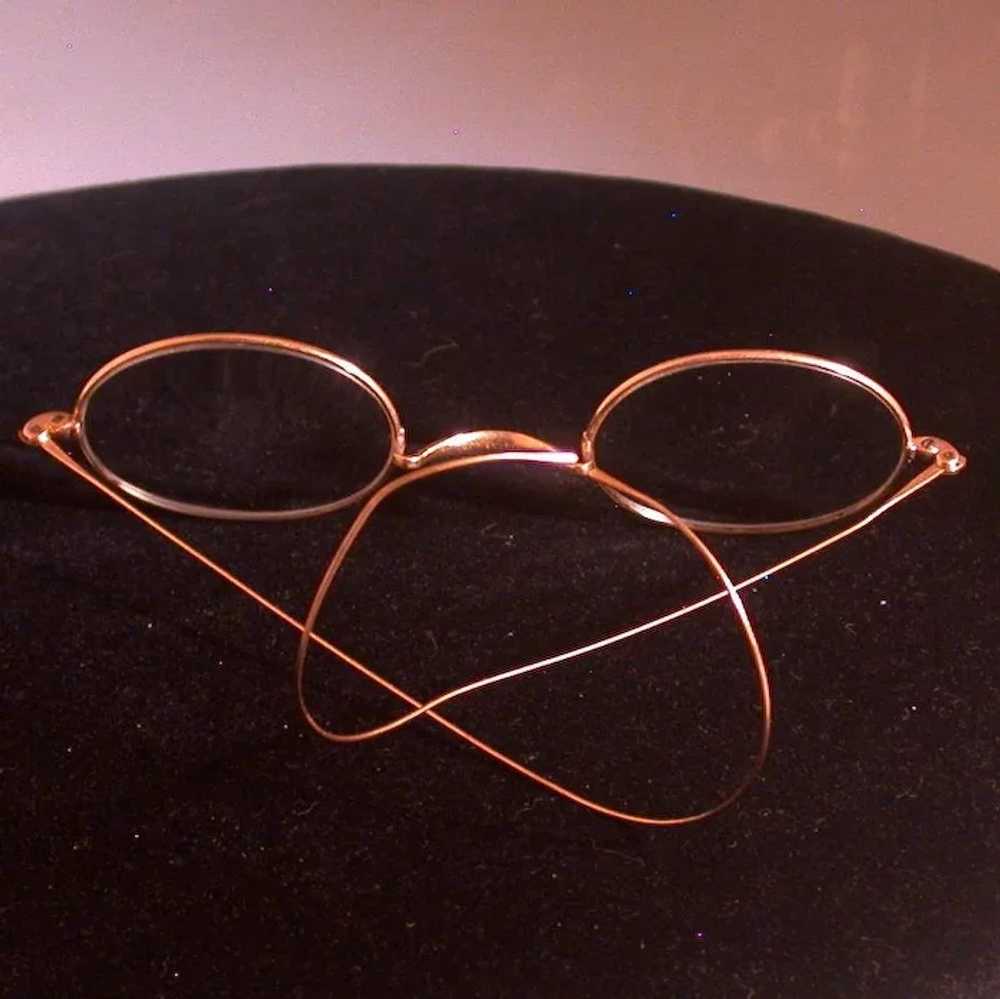 Antique 10K Gold Eyeglasses, Marked “Stevens & Co… - image 4