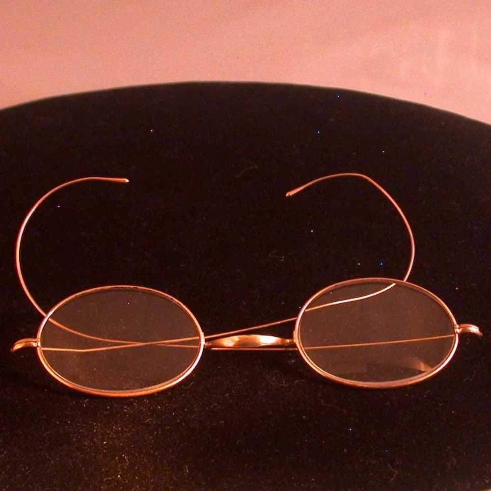 Antique 10K Gold Eyeglasses, Marked “Stevens & Co… - image 7